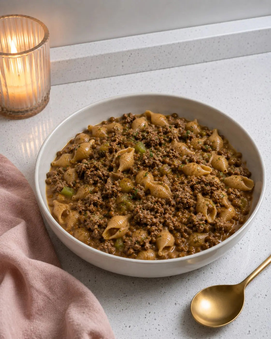 Nicola's Mince & Lentil Glow Bowl